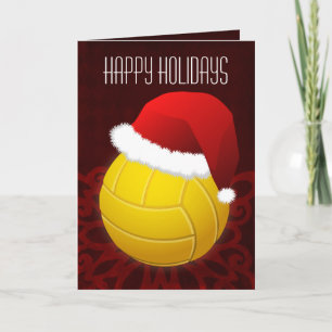 Pour Fêtes Annuelles cartes de Noël volley-ball