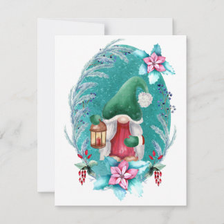 Pour Fêtes Annuelles Cartes de Noël Watercolor