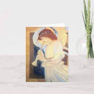 Pour Fêtes Annuelles Cartes de note d'ange de Noël - Edward Burne-Jones