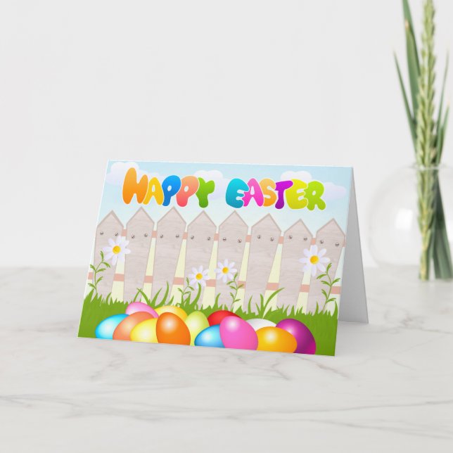Pour Fêtes Annuelles Cartes de Pâques (Devant)