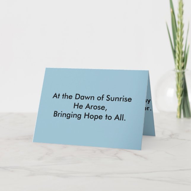 Pour Fêtes Annuelles Cartes de Pâques (Religieuses) (Devant)