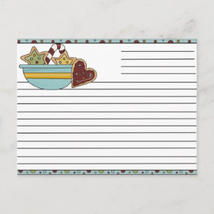 Pour Fêtes Annuelles Cartes de recettes de Noël
