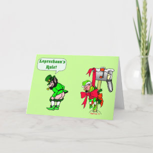 Pour Fêtes Annuelles Cartes de règle de lutins