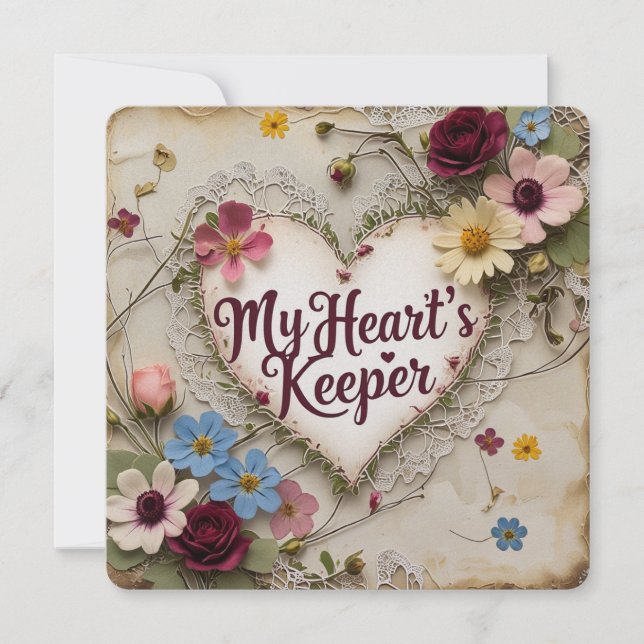 Pour Fêtes Annuelles Cartes de Saint Valentin (Devant)