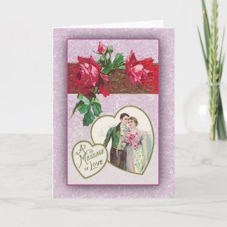 Pour Fêtes Annuelles Cartes de Saint-Valentin à thème de lavande