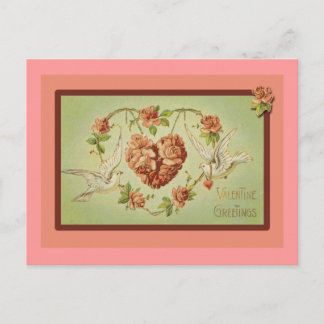 Pour Fêtes Annuelles Cartes de Saint-Valentin des Doves et des Coeurs