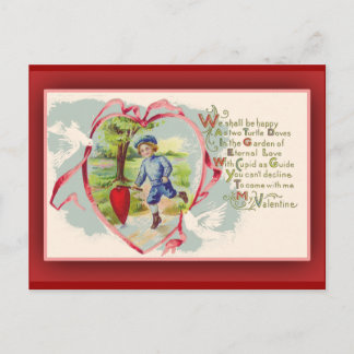 Pour Fêtes Annuelles Cartes de Saint-Valentin Vintages nostalgiques