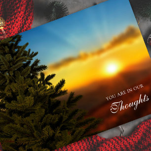 Pour Fêtes Annuelles Cartes de Sympathie Noël   coucher de soleil de No