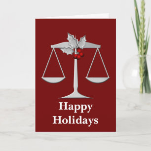 Pour Fêtes Annuelles Cartes de vacances de la profession juridique