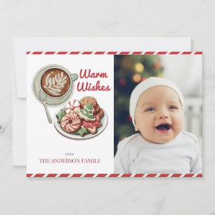 Pour Fêtes Annuelles Cartes de vacances de Noël Rouge et Coca