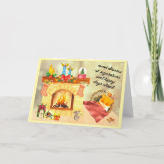 Pour Fêtes Annuelles Cartes de vacances Sugar Plum Dreams