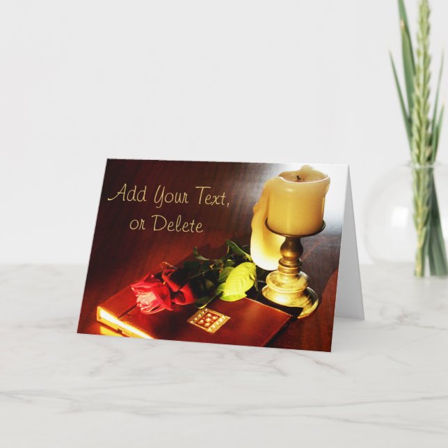 Pour Fêtes Annuelles Cartes de voeux (Devant)