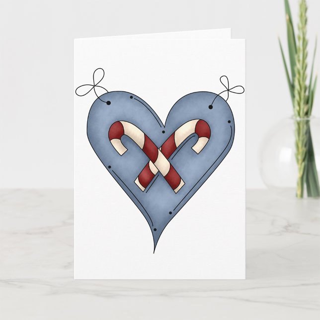 Pour Fêtes Annuelles Cartes de voeux Coeur sucre de canne (Créateur téléchargé)