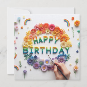 Pour Fêtes Annuelles Cartes de vœux d'anniversaire