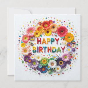 Pour Fêtes Annuelles Cartes de vœux d'anniversaire