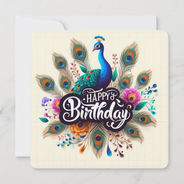 Pour Fêtes Annuelles Cartes de voeux d'anniversaire heureuses (Devant)
