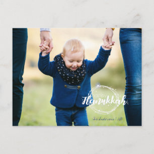 Pour Fêtes Annuelles Cartes de vœux de Hanukkah Couronne de bulles de n