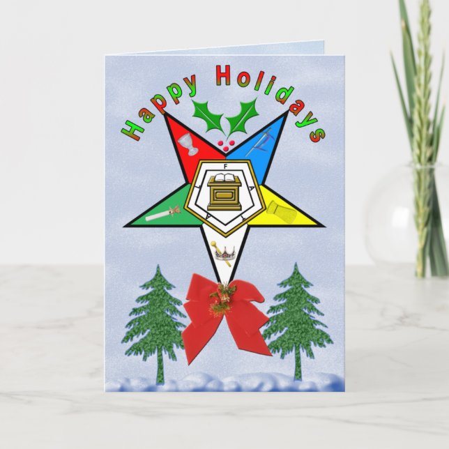 POUR FÊTES ANNUELLES CARTES DE VOEUX DE HOUX D'OES (Devant)