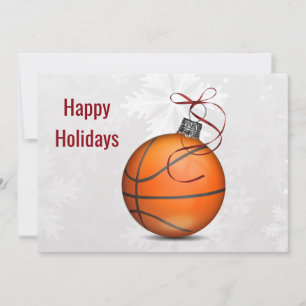Pour Fêtes Annuelles Cartes de vœux de joueur de basketball