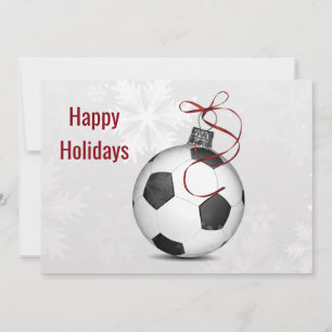 Pour Fêtes Annuelles Cartes de vœux de joueur de football