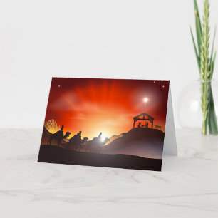 Pour Fêtes Annuelles Cartes de voeux de la crèche