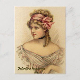 Pour Fêtes Annuelles Cartes de vœux de la Saint-Valentin victorienne vi