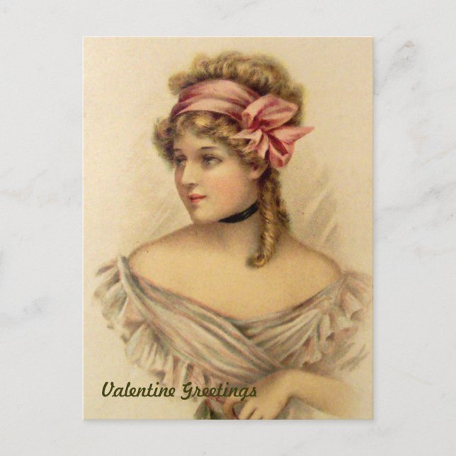 Pour Fêtes Annuelles Cartes de vœux de la Saint-Valentin victorienne vi (Devant)