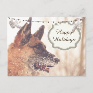 Pour Fêtes Annuelles Cartes de vœux de Noël Berger Allemand
