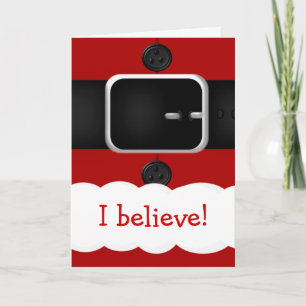 Pour Fêtes Annuelles Cartes de voeux de Noël de costume du père noël
