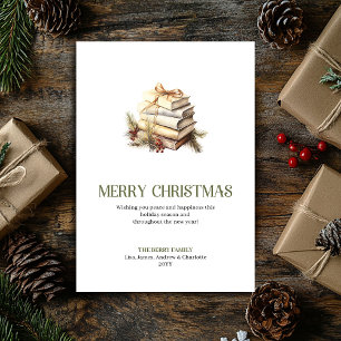 Pour Fêtes Annuelles Cartes de vœux de Noël élégantes Neutre 