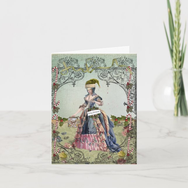 Pour Fêtes Annuelles cartes de voeux de Noël Holly Jolly (Devant)