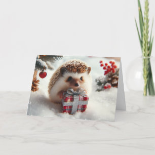 Pour Fêtes Annuelles Cartes de voeux de Noël Raccoon