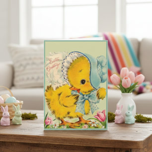 Pour Fêtes Annuelles Cartes de vœux de Pâques personnalisées Vintage Re