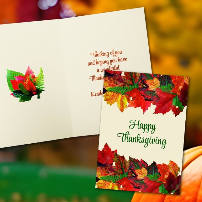 Pour Fêtes Annuelles Cartes de vœux de Thanksgiving joyeux (Créateur téléchargé)