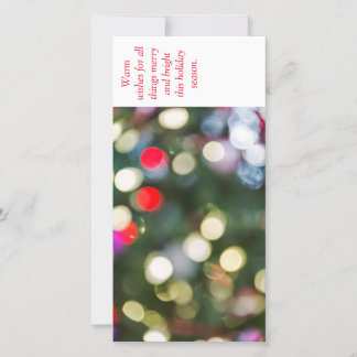 Pour Fêtes Annuelles cartes de voeux de vacances de Noël 4x8