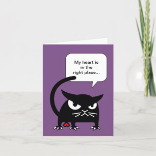 Pour Fêtes Annuelles Cartes de voeux drôles de chat   Badd Gato