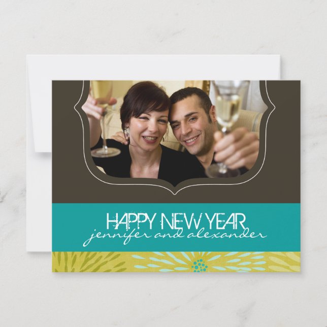 Pour Fêtes Annuelles Cartes de vœux du Nouvel An Photocard (Devant)