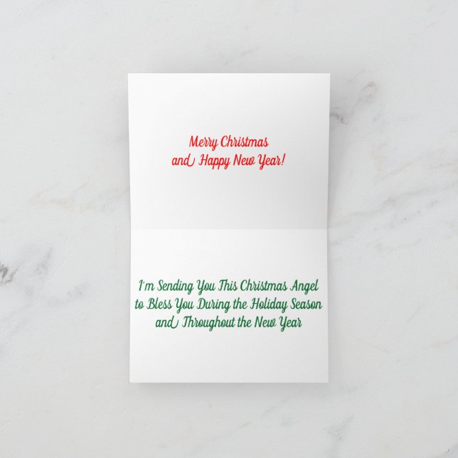 Pour Fêtes Annuelles Cartes de voeux et de notes de vacances (Intérieur)