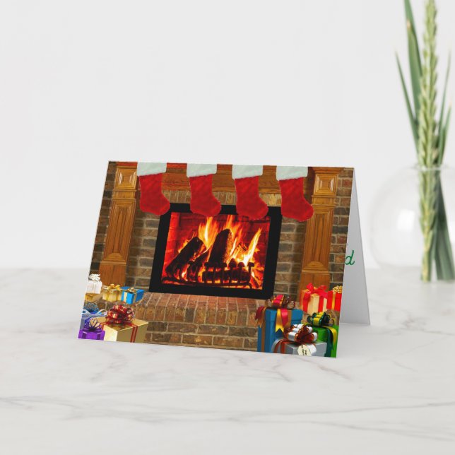 Pour Fêtes Annuelles Cartes de voeux et de notes de vacances (Devant)