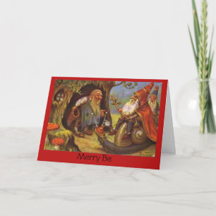 Pour Fêtes Annuelles Cartes de voeux Gnome King