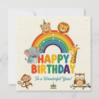 Pour Fêtes Annuelles Cartes de vœux Joyeux Anniversaire