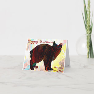 Pour Fêtes Annuelles Cartes de voeux Manx Cat