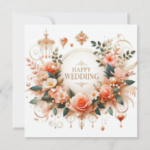 Pour Fêtes Annuelles Cartes de voeux Mariages joyeuses