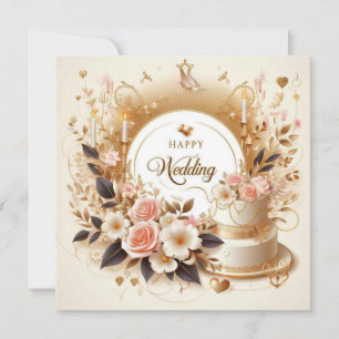 Pour Fêtes Annuelles Cartes de voeux Mariages joyeuses