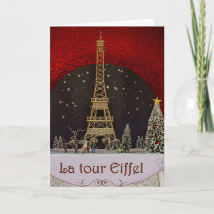 Pour Fêtes Annuelles Cartes de voeux Noël à Paris