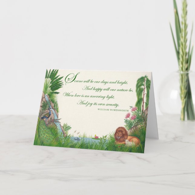 Pour Fêtes Annuelles Cartes de voeux pacifiques de royaume de ~ de (Devant)