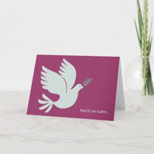 Pour Fêtes Annuelles Cartes de voeux Peace Dove Holiday