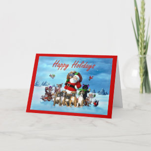 Pour Fêtes Annuelles Cartes de voeux Père Noël de Noël