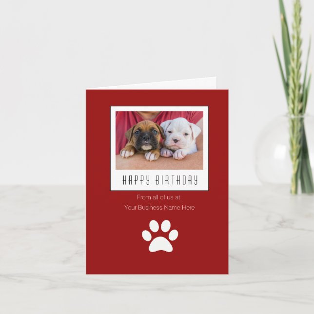 Pour Fêtes Annuelles Cartes de voeux personnalisées - Animaux de compag (Devant)