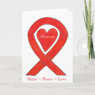 Pour Fêtes Annuelles Cartes de voeux personnalisées au ruban de sensibi